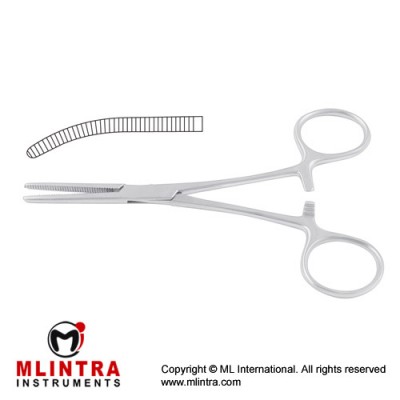 Pean-Nippon Haemostatic Forceps Curved Stainless Steel, 16 cm - 6 1/4"